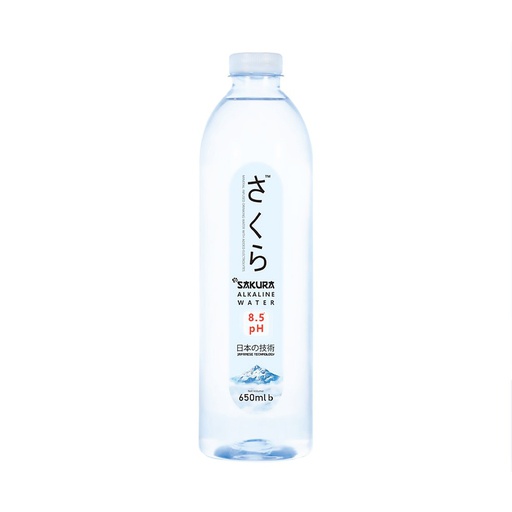 Sakura alkaline water 650ml